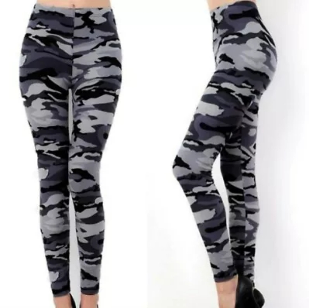 Camouflage Print Leggings New Mix